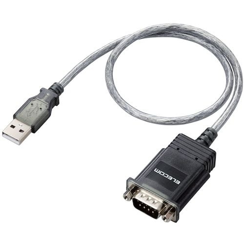 ELECOM USBtoシリアルケーブル USBオ