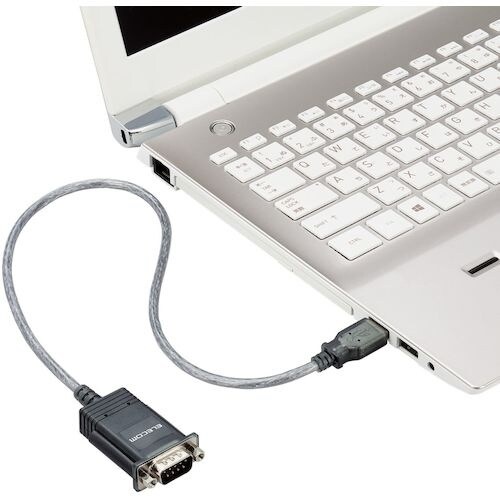 ELECOM USBtoシリアルケーブル USBオ