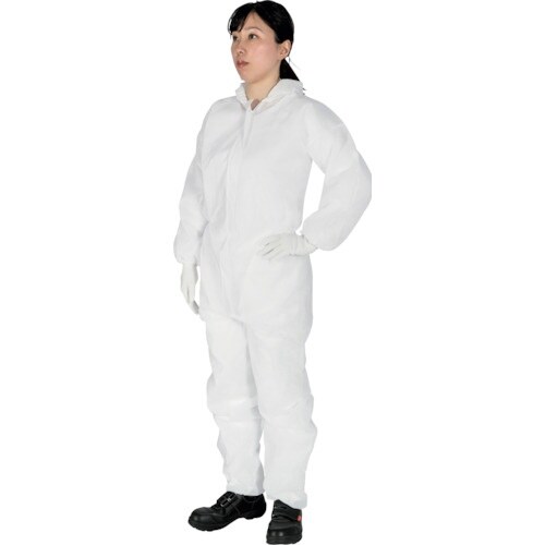 TRUSCO まとめ買い 不織布使い捨て保護服(1