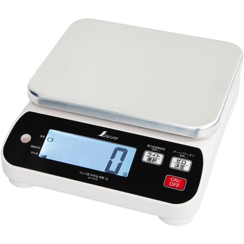 シンワ デジタルはかり WP 2000g 防塵防水