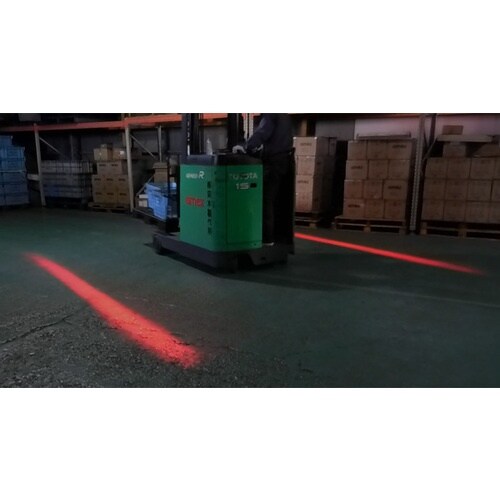 青木製作所 フォークリフト向け LEDラインライト