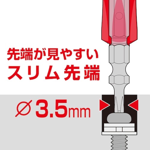 アネックス 絶縁ビット 1本組 +1×−5×98