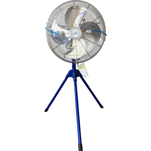 アクアシステム エア駆動式工場扇ミストファン