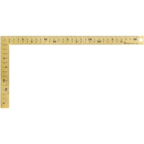 SK 金曲尺 30cm 快段目盛 薄手広巾