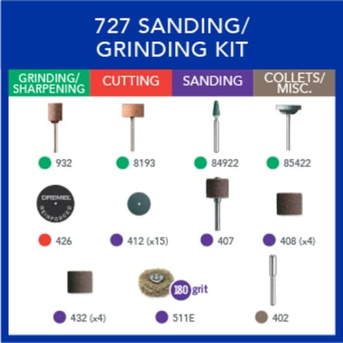 ドレメル サンディング/グラインディングセット