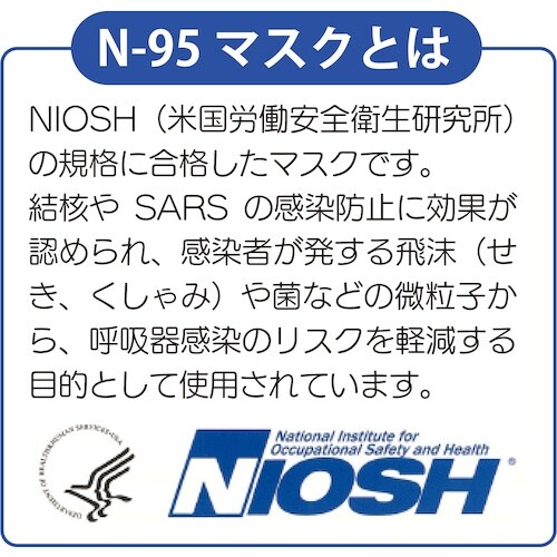 竹虎 サージマスクN−95(折りたたみ式)M 1枚