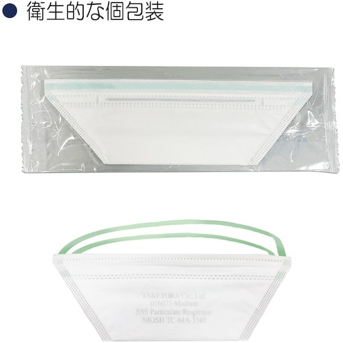 竹虎 サージマスクN−95(折りたたみ式)M 1枚