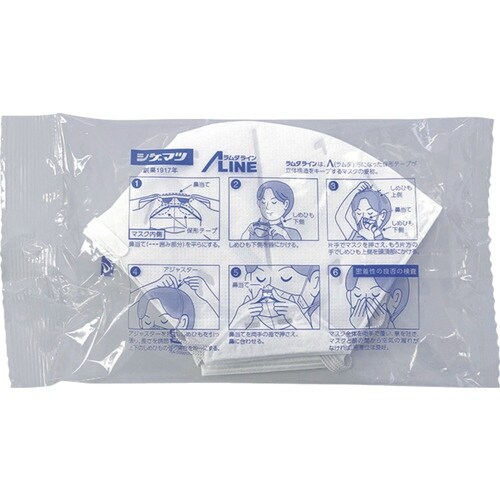 シゲマツ 使い捨て式防じんマスク DD02−S2−