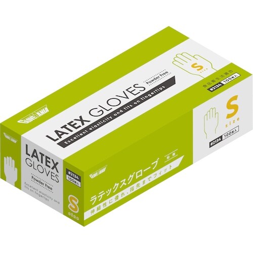 川西 ラテックスグローブ粉無