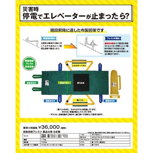テイケン 救助担架フレストBRF1