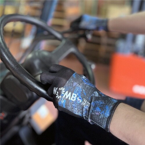 トワロン 水性ポリウレタン背抜き手袋 WOMB−M