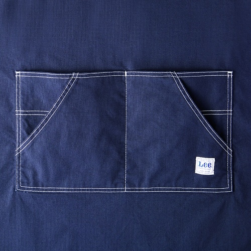 Leeワークウェア 胸当てエプロン キャメル F