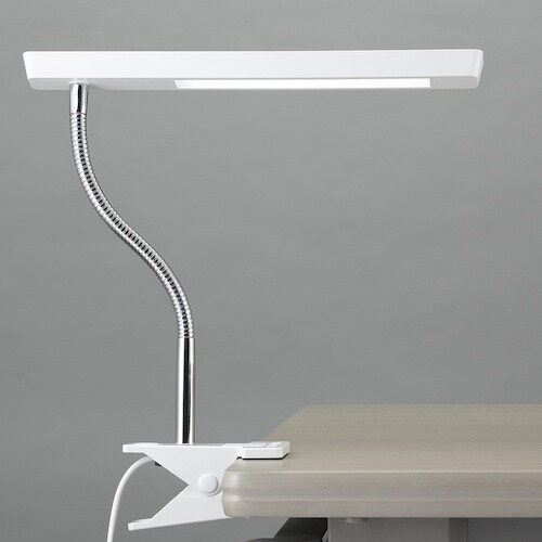 YAZAWA LEDフレキシブルクリップライトホワ