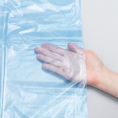 ジャパックス 規格ポリ袋90L 青透明 10枚
