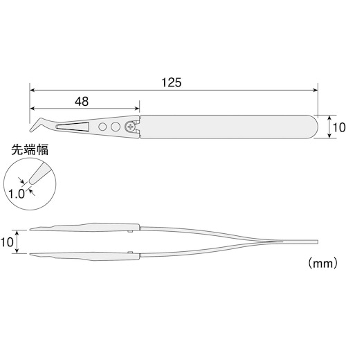 HOZAN 透明チップピンセット