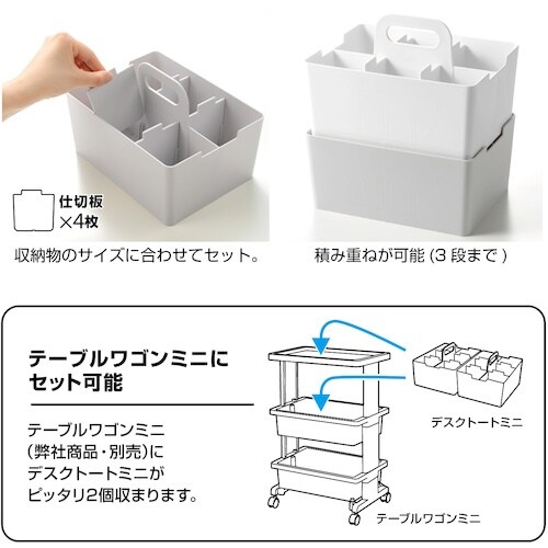 JEJアステージ デスクトートミニ ブラック