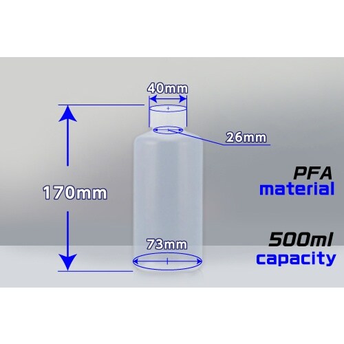 KOKUGO PFAボトル 細口 500ml