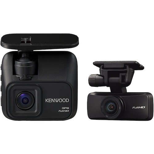 KENWOOD 前方後方撮影2カメラドライブレコー