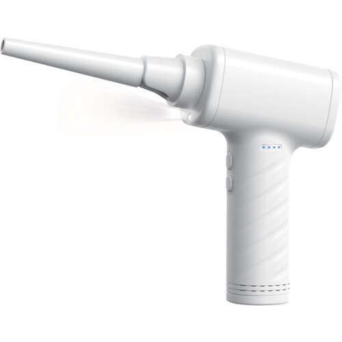 ナカバヤシ 電動エアダスター 充電式 ホワイト