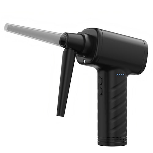 ナカバヤシ 電動エアダスター 充電式 ブラック