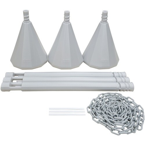 ミツギロン スマートチェーンポール3本組 チェーン