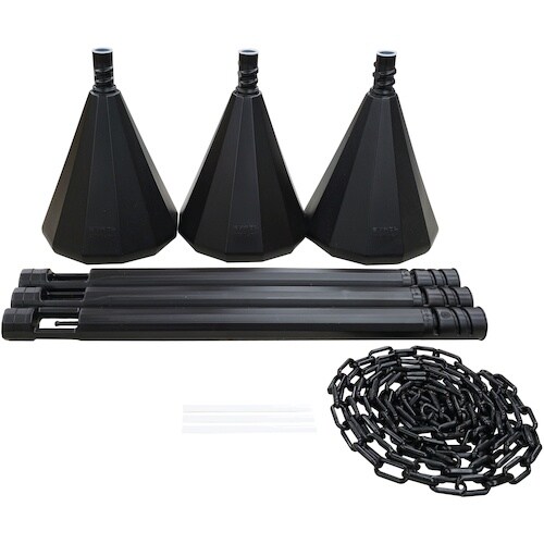 ミツギロン スマートチェーンポール3本組 チェーン