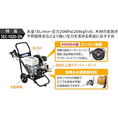 スーパー工業 エンジン式高圧洗浄機 SEC−102