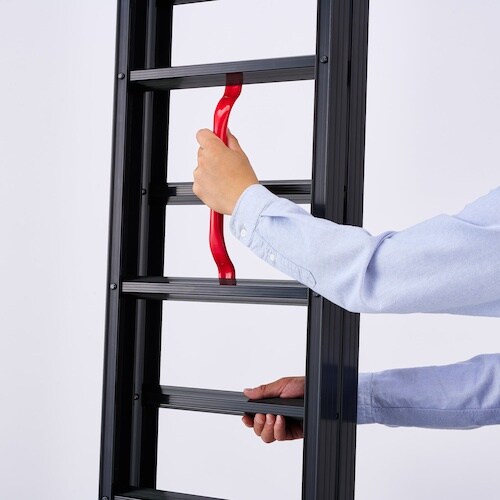 ハセガワ アルミ製 押上式2連はしご LUB2型