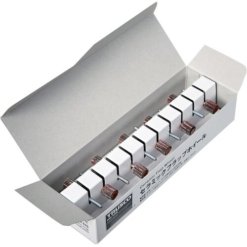 TRUSCO セラミックフラップホイール 軸径3m