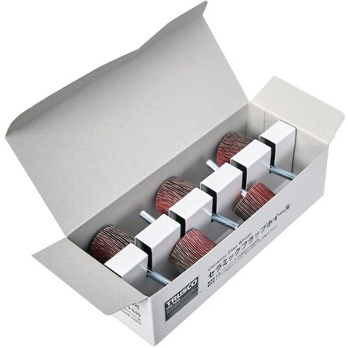 TRUSCO セラミックフラップホイール 軸径6m