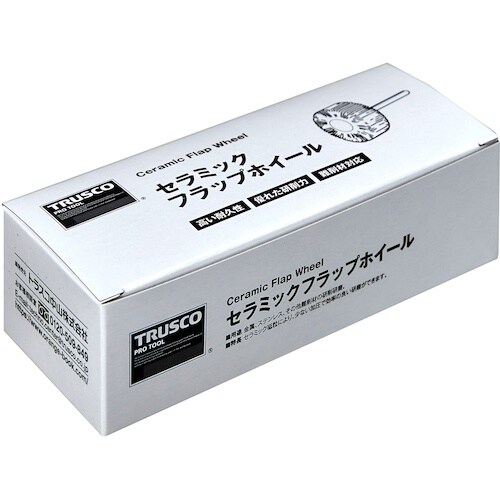 TRUSCO セラミックフラップホイール 軸径6m