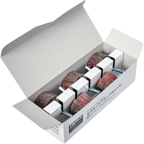 TRUSCO セラミックフラップホイール 軸径6m