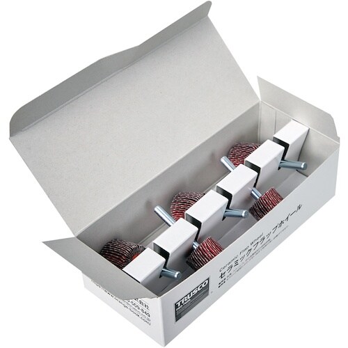 TRUSCO セラミックフラップホイール 軸径6m