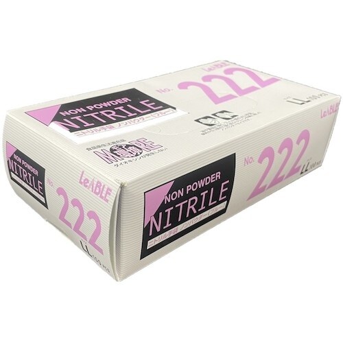 LEABLE ニトリルノンパウダーブルーLL 10