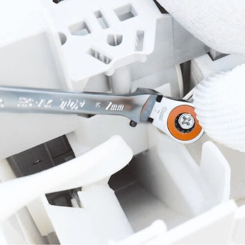 TOP 首振りロックラチェットコンビ 対辺7mm