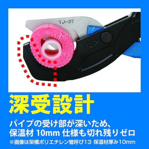 TOP 樹脂パイプカッター 替刃 直径37mm
