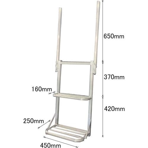 伝蔵 トラック用荷台はしごワイドPRO