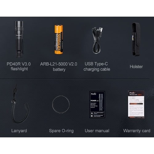 FENIX LEDライト PD40R V3.0