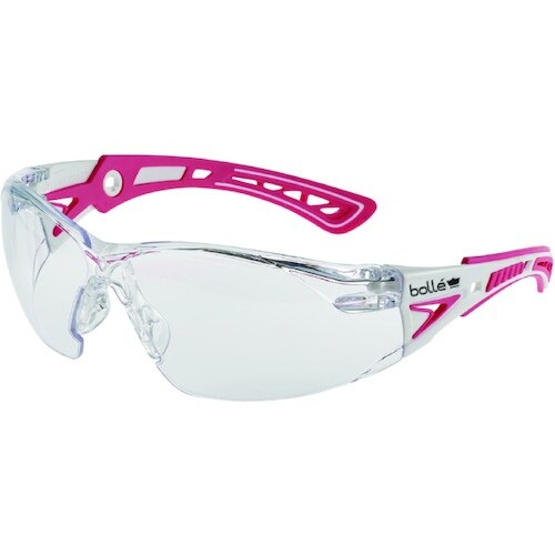 bolle RUSH+ピンクリボン クリアレンズ