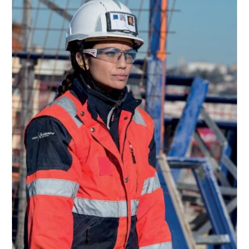 bolle RUSH+ピンクリボン クリアレンズ