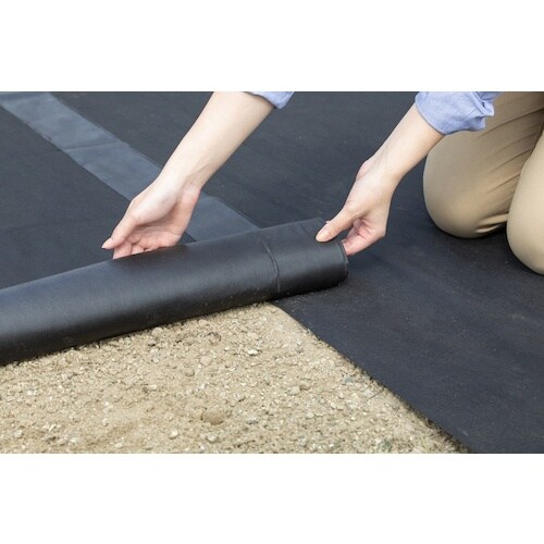 IRIS 298130 防草シート 10M ブラッ