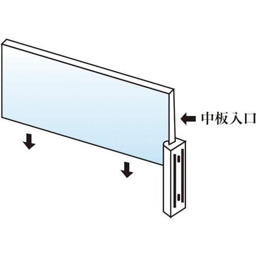 共栄プラスチック 突出型標示板 室名札