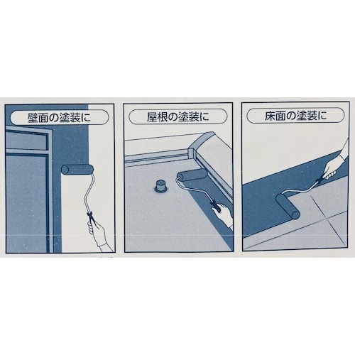 アサヒペン レギュラー万能用ローラーバケセットR