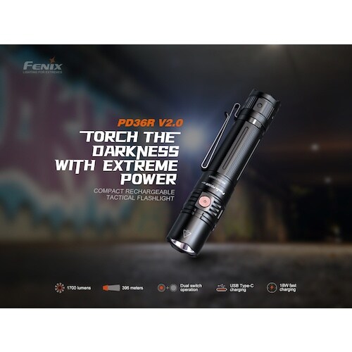 FENIX 充電式LEDライト PD36R V2.