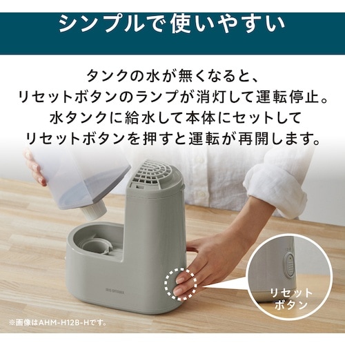 IRIS 298097 スチーム式加湿器 120m