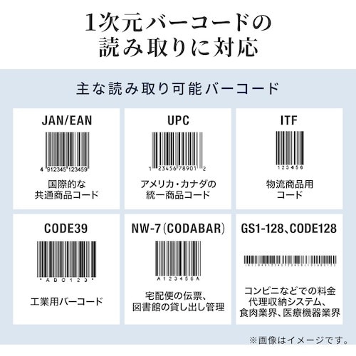 SANWA 2.4Gワイヤレス1次元バーコードリー