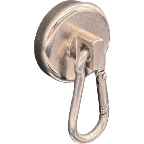 ラクテム 強力マグネット カラビナフック型 Φ36