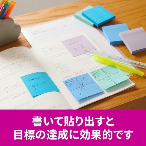 3M ポスト・イット 強粘着ノート マルチカラー2