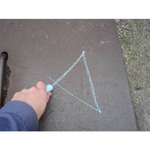 祥碩堂 光明丹マーキングチョーク 1本バラ売り 朱