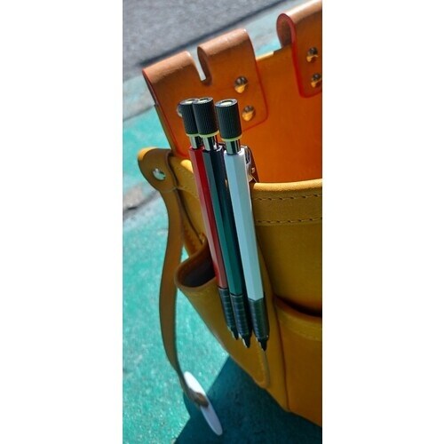 祥碩堂 麒麟 建築用シャープペンシル1.3本体 白